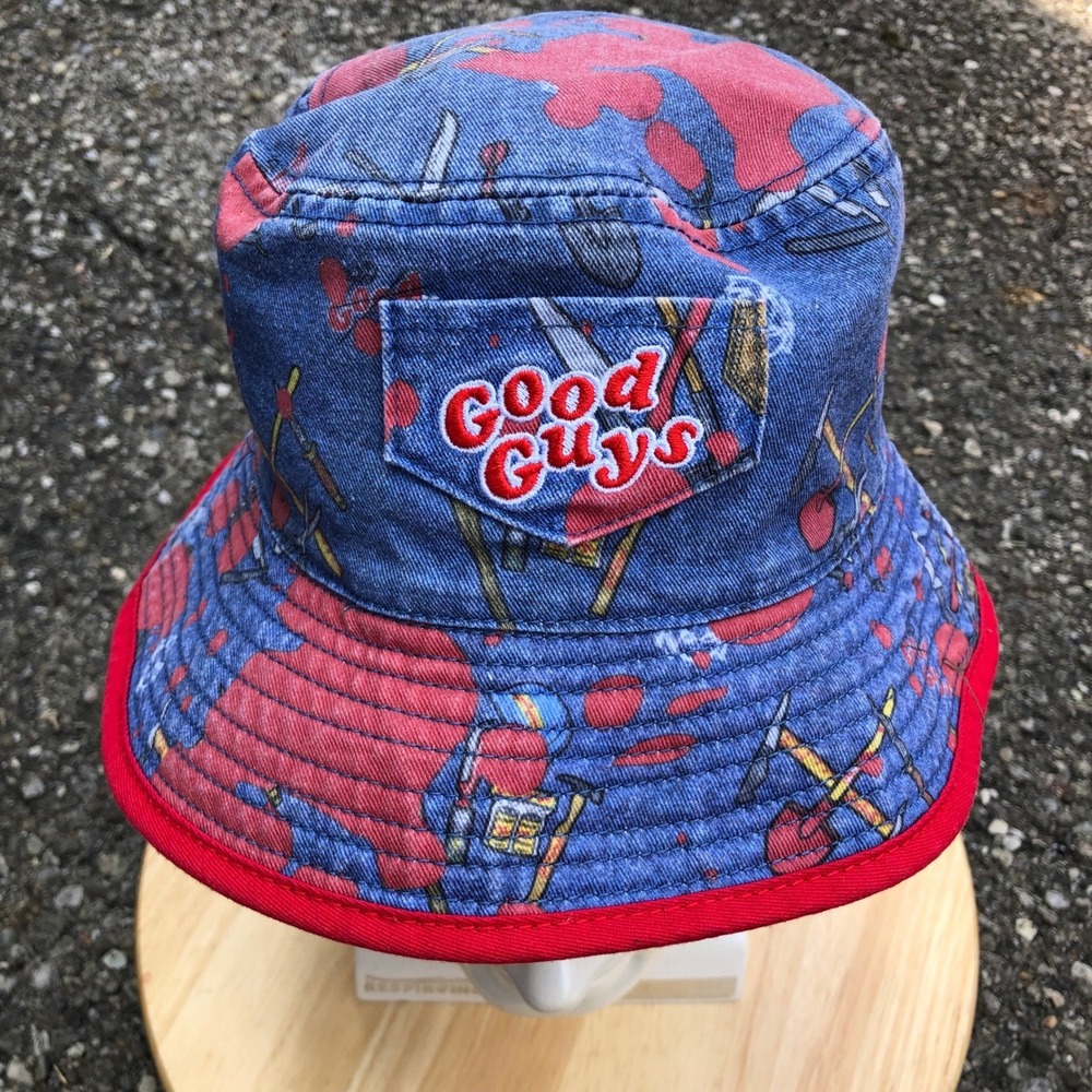 Halloween Horror Nights Chucky Bucket Hat Adult Reversible Childs Play Universal